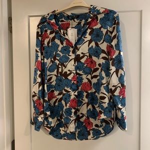 Zara floral print shirt. Never worn. Tags on.